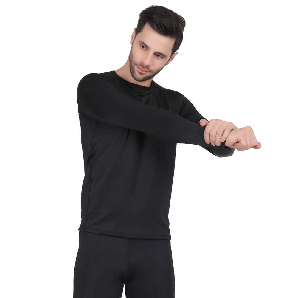 Men’s Black Full Sleeve Compression T-Shirt