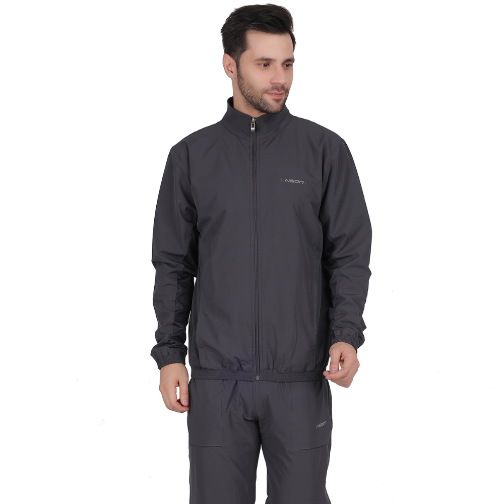 Men's Dark Grey Tracksuit Set
