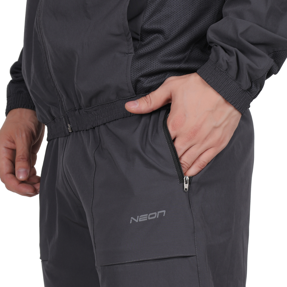 Men's Dark Grey Tracksuit Set