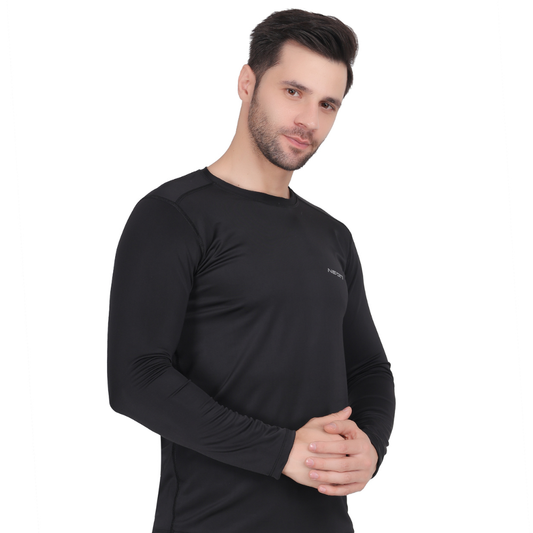 Men’s Black Full Sleeve Compression T-Shirt