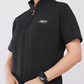 Neon Athleisure Women’s Black Front-Zip Half-Sleeve Active Jacket